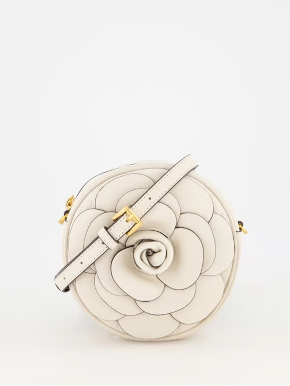 Michael Kors Vivianne Canteen 3D Rose Crossbody Bag